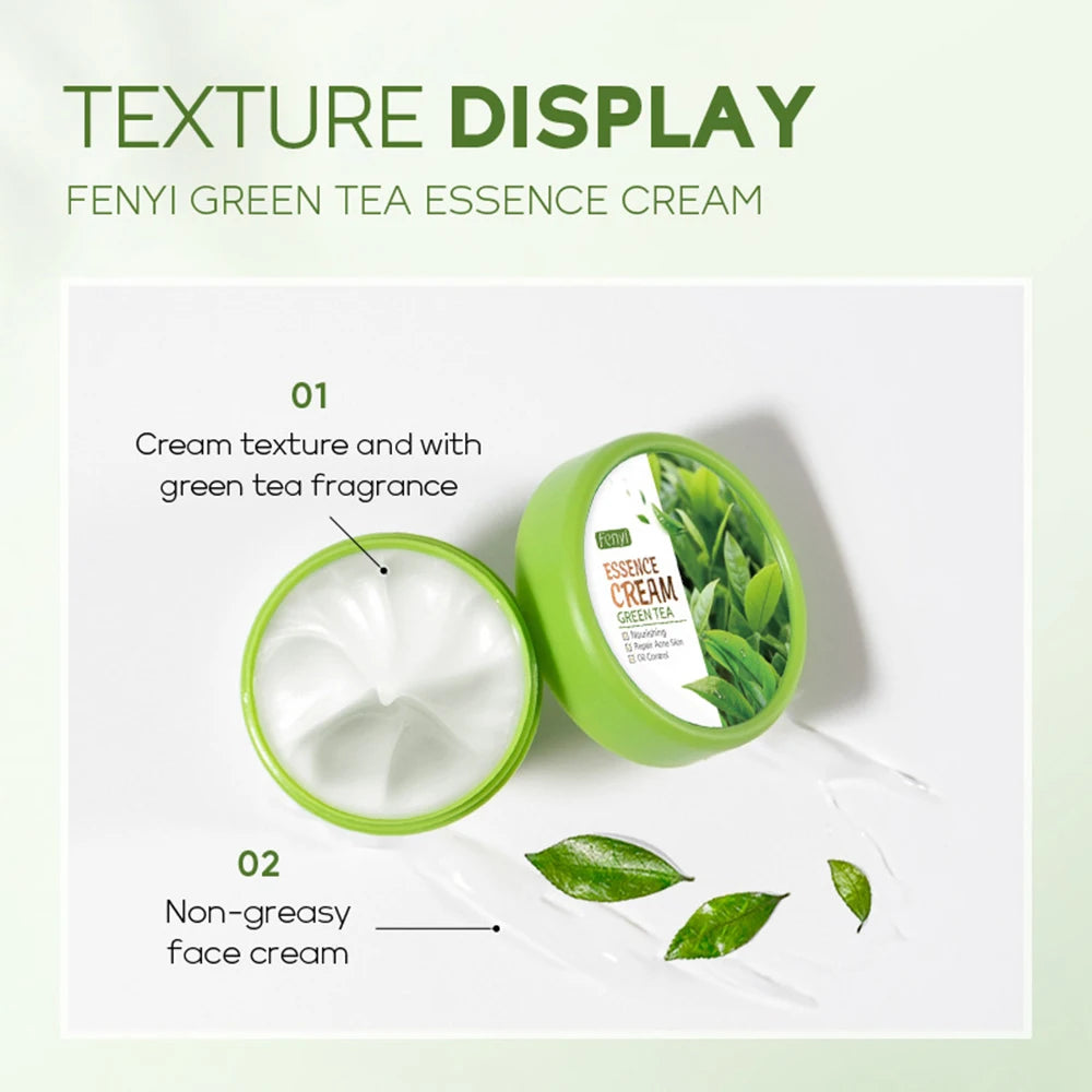 7pc Green Tea Skin Care Set Facial Cleanser Moisturizing Skin Face Toner Face Cream Anti Dark Circles Eye Cream Facecare Product