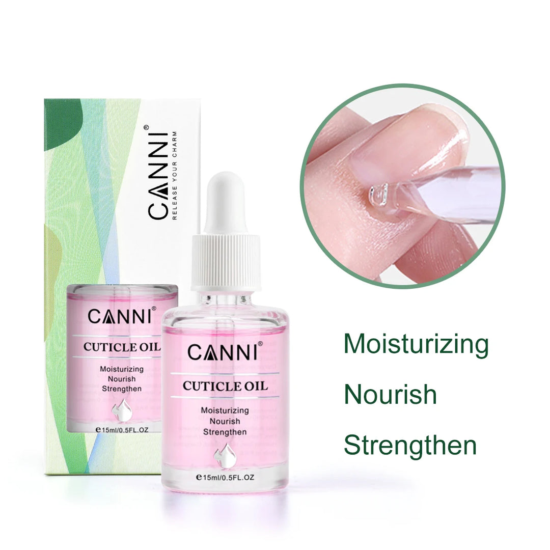 CANNI15ml Cuticle Oil Cuticle Softener New Arrival 6 Flavor Nail Nourish Care Pure Natural Manicure Cuticle Deep Moisturize Oil