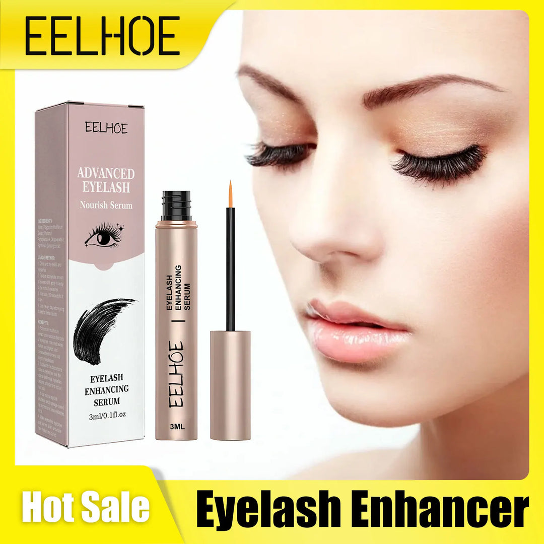 EELHOE Flash Serum for Eyelashes Strengthen Eyelash Curl Lengthening Eyelashes Deep Nourishing Eyelash Enhancement Accessories