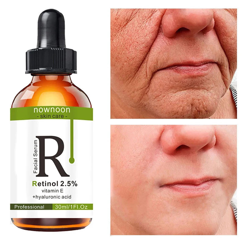 Anti-Aging Retinol Serum Lifting Firming Face Serum Collagen Remove Wrinkles Relieve Fine Lines Repair Tighten Skin Care 30ml