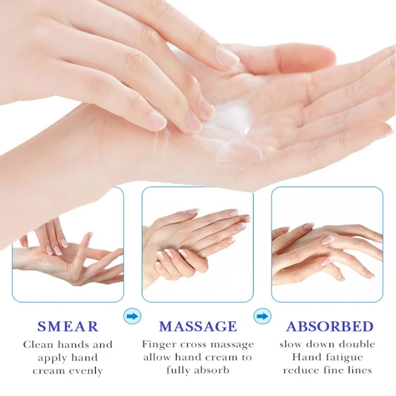 Wrinkle Removal Anti-Crack Hand Cream Moisturize Exfoliating Repair Hand Lotion Anti-Aging Nourish Anti-drying Whiten Hand Care