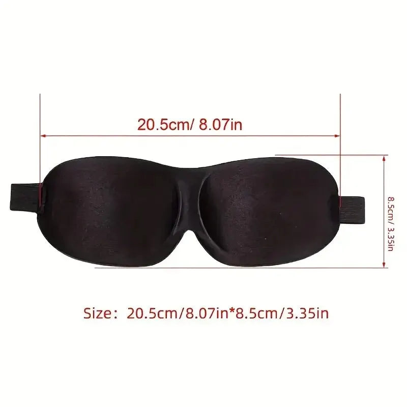 3D Stereoscopic Sleep Eye Mask, Sleep Magic Memory Sponge Black Shading Breathable Eye Protection