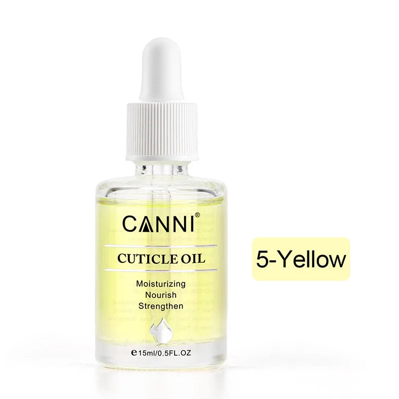 CANNI15ml Cuticle Oil Cuticle Softener New Arrival 6 Flavor Nail Nourish Care Pure Natural Manicure Cuticle Deep Moisturize Oil