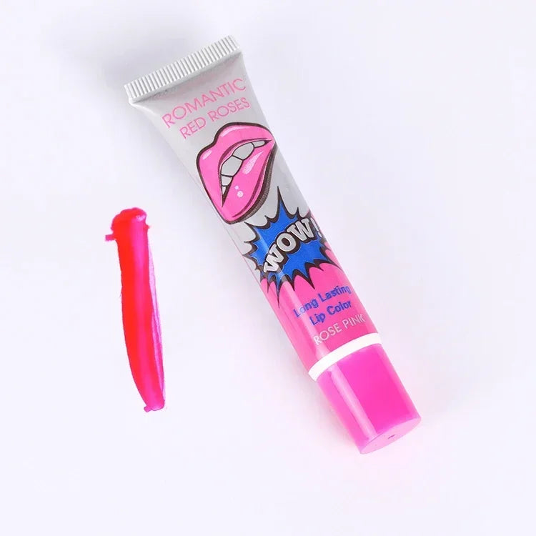 6 Color Waterproof Liquid Lipstick Beauty Red Wow Makeup Matte Lip Gloss Impermeavel Lip Gloss