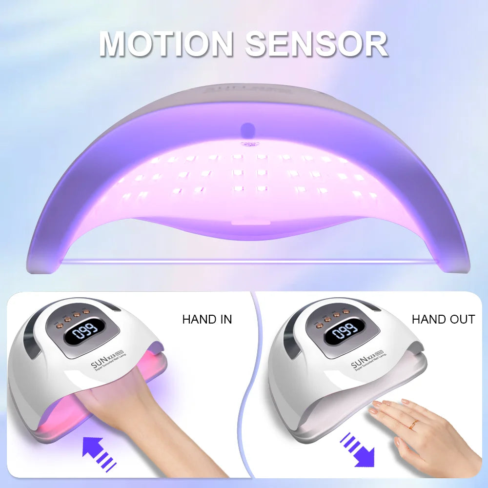 High Power 380W UV Gel LED Dryer Light Nail Lamp for Nails Gel Polish Professional Nail Art Accessories Curing Gel Toe Nails