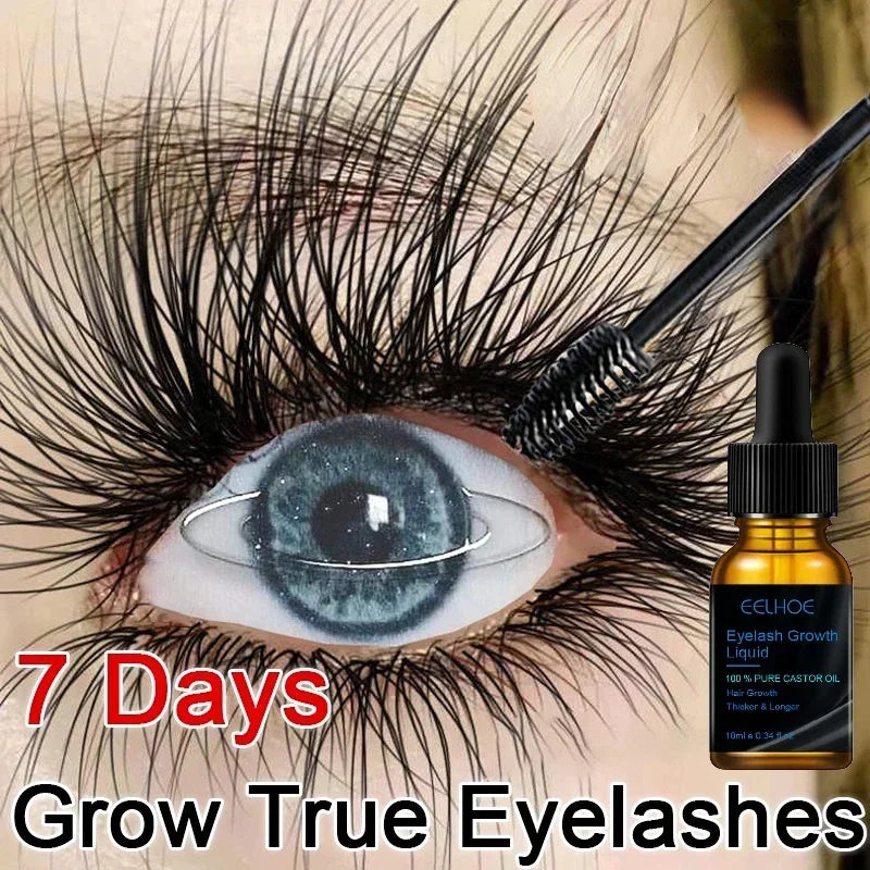 Seven Days Eyelash Fast Growth Serum Longer Thicker Eyebrows Eyelash Lift Thicken Eyelashes Natural Eyelashes Enhancer New