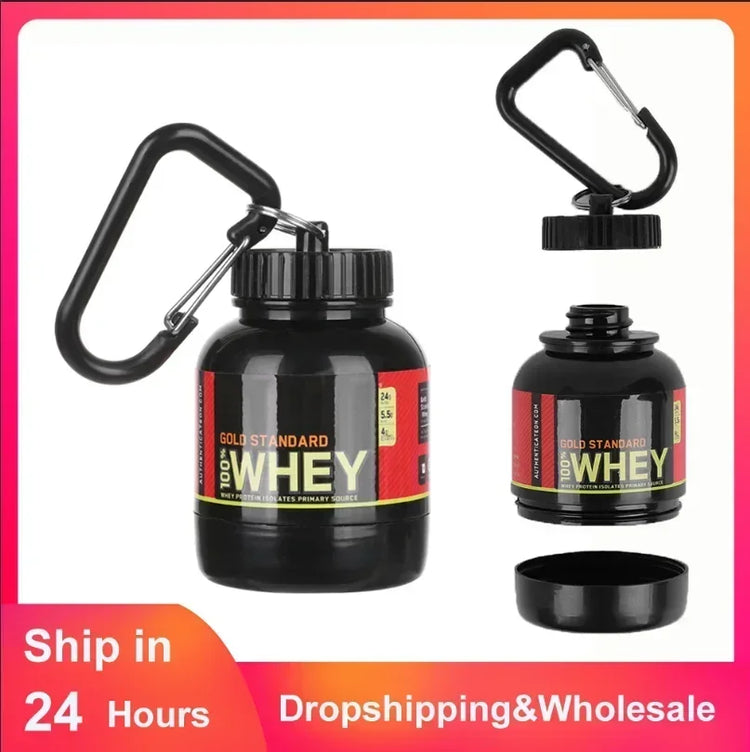 Portable Mini Protein Powder Bottle