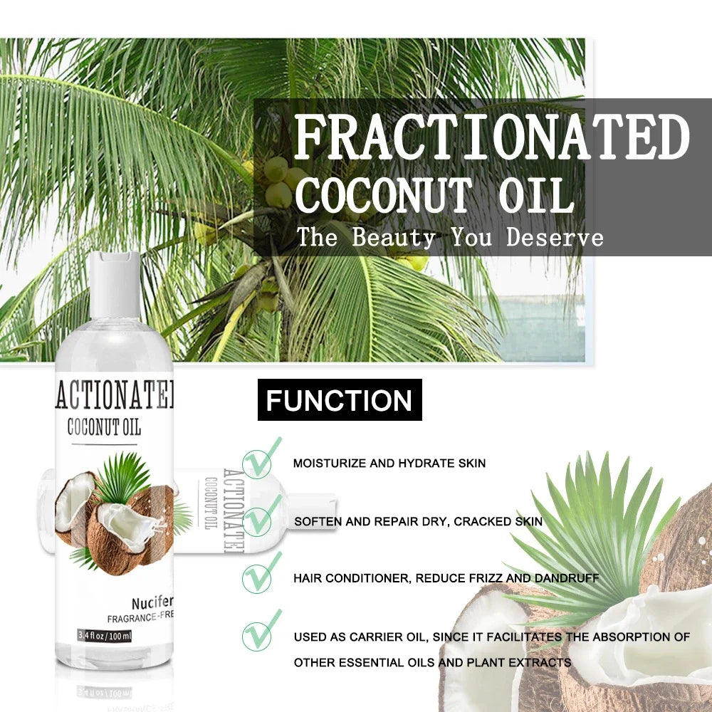 BREYLEE - Coconut Oil Relieve Dry Skin Relieve Hair Loss