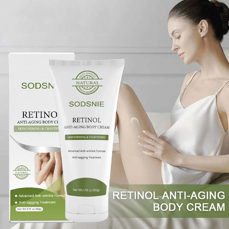 Retinol Anti-Wrinkle Body Cream Stretch Marks Repair Whitening Body Lotion Moisturizing Anti Aging Improve Sagging Skin Care