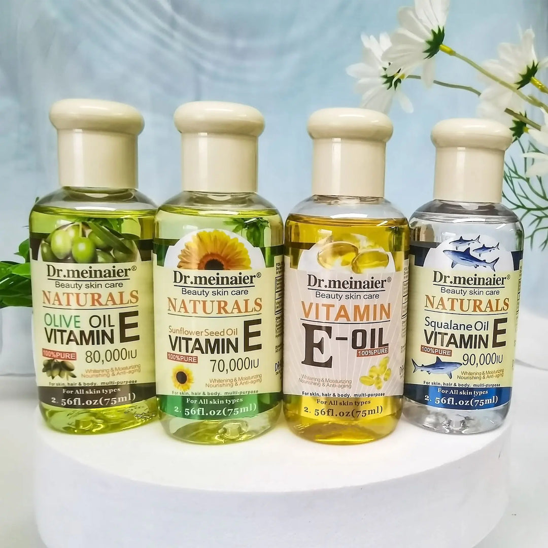 Vitamin E Face Essence Oil Morning & Night Shrink Pores  Face Skin Care Essence 75ml