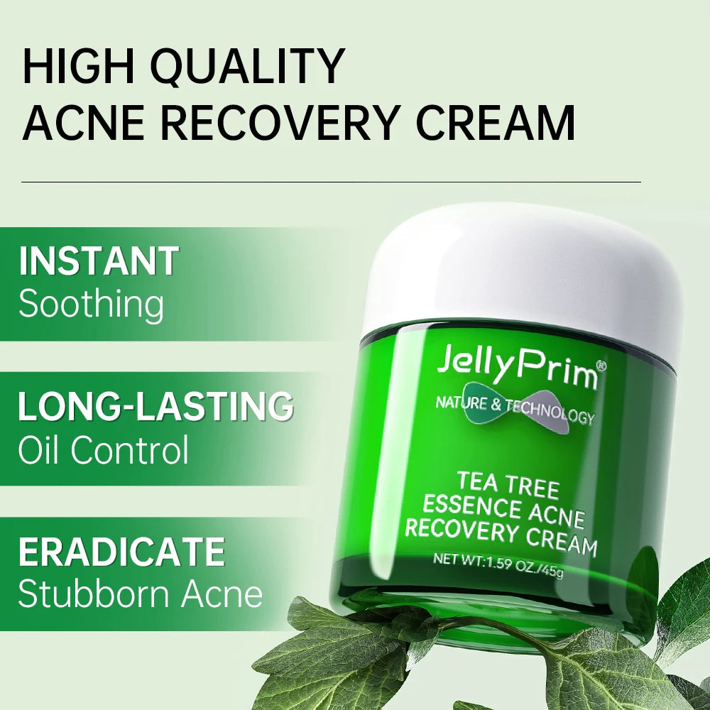 Australian Tea Tree Acne Skin Care Set Facial Cleaning Acne Pimple Moisturizing Refresh Serum Cream Face Skincare Kits JellyPrim