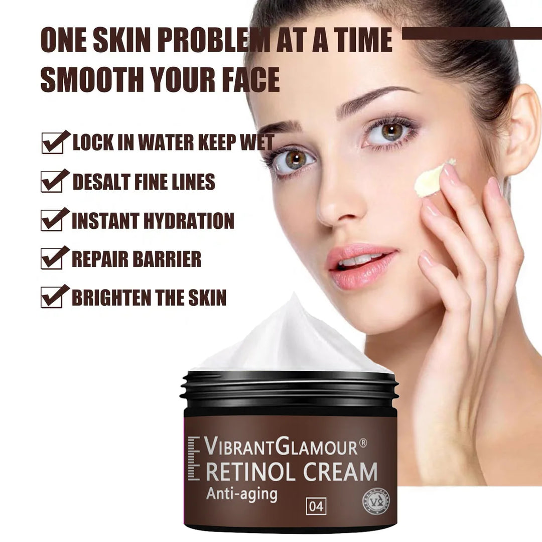 Retinol Face Cream Anti-Aging Remove Wrinkle Firming Lifting Whitening Brightening Moisturizing Cream Facial Skin Care