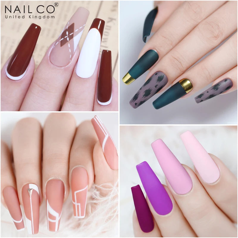 NAILCO 15ml Pink Light Series Color UV Gel Nail Polish Vernis Nails Art All For Manicure Nail Supplies Semi permanente Nail Glue