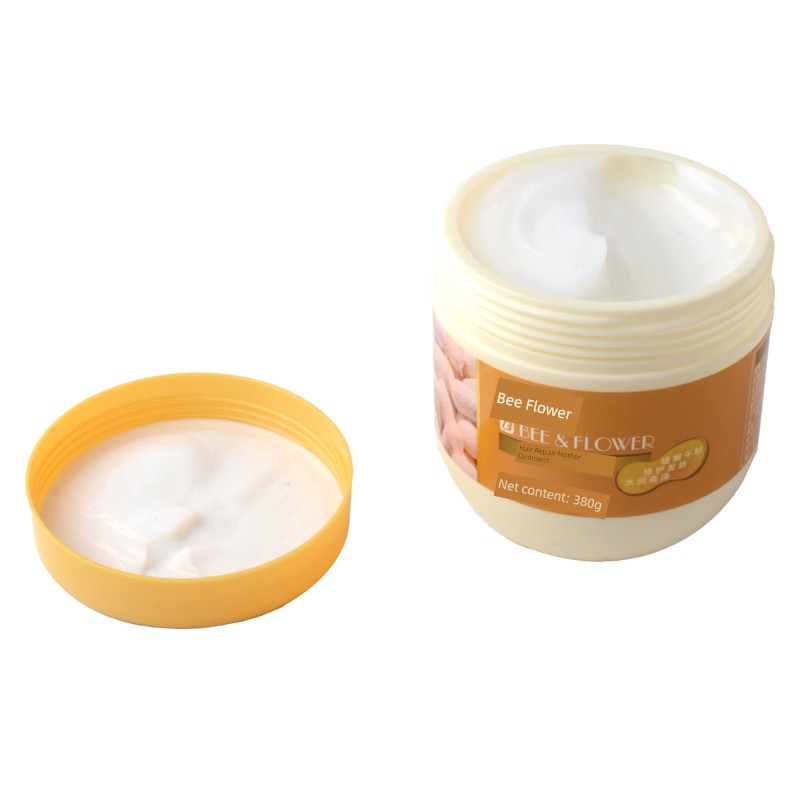 BEE&FLOWER Hair Conditioner Non-Steamed Hair Mask Hair Treatment Cream with Silk Protein for Nourishing Hair Hair Intensive Repair Dry Hair