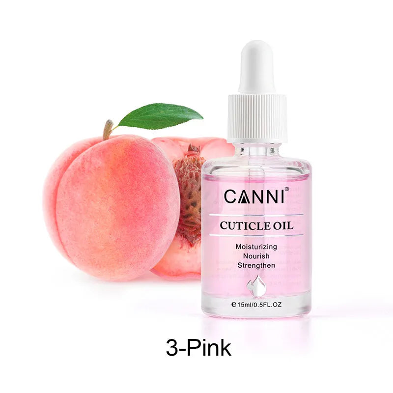 CANNI15ml Cuticle Oil Cuticle Softener New Arrival 6 Flavor Nail Nourish Care Pure Natural Manicure Cuticle Deep Moisturize Oil