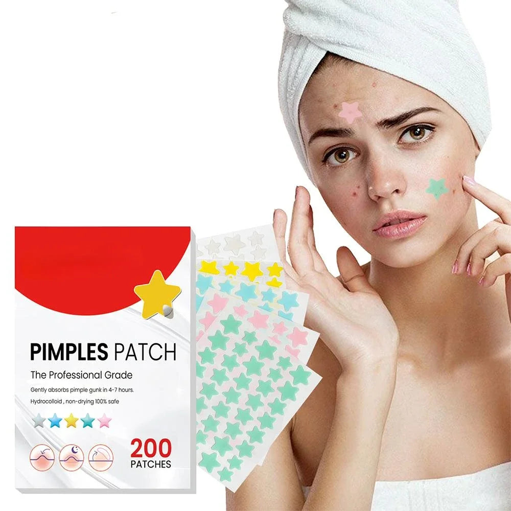 BOLUOYIN - 200 Patches Anti Acne Invisible Stickers Pimple Removal