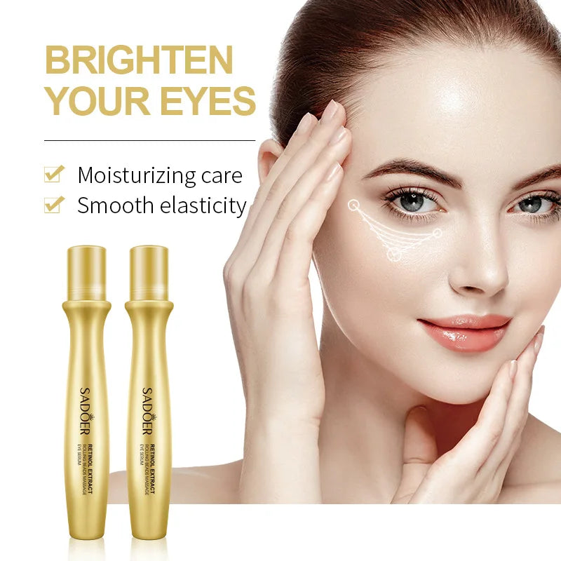 3pcs Retinol Eye Cream Firming Massage Eyes Serum Anti Dark Circles Remove Eye Bags Puffiness Firming Eyes Skin Care