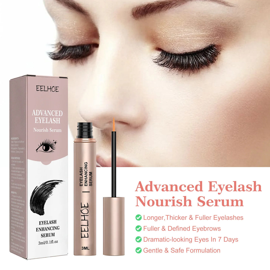 EELHOE Flash Serum for Eyelashes Strengthen Eyelash Curl Lengthening Eyelashes Deep Nourishing Eyelash Enhancement Accessories