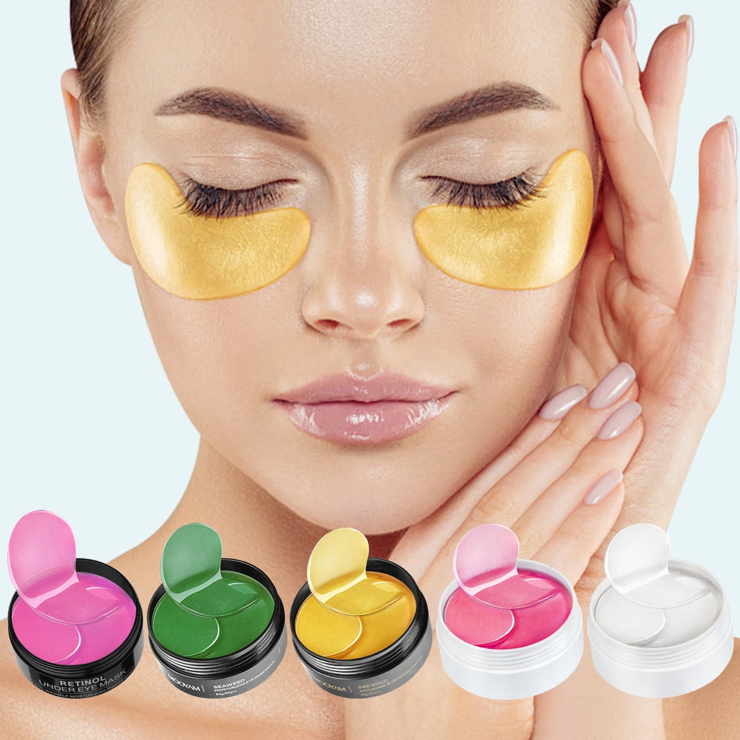 Collagen Eye Patches Retinol Hyaluronic Acid Eye Mask Remove Dark Eye Circles Skincare Products