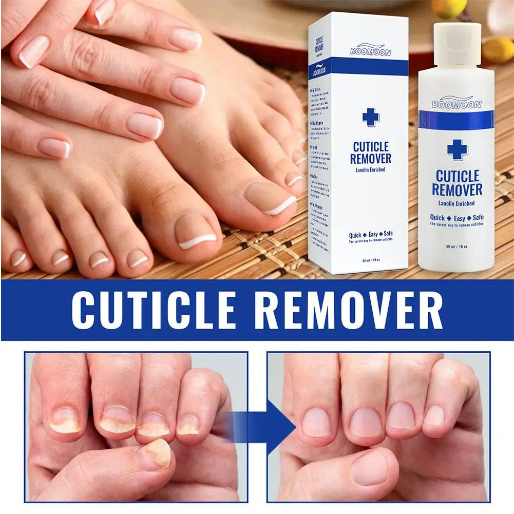 Nail Cuticle Remover Liquid Removal Gel Hydrating Moisturizing Strengthening Liquid Cuticle Remover For Dry Cuticles Nail Care