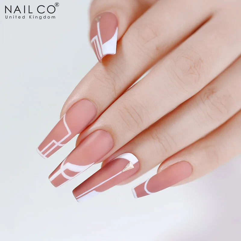 NAILCO 15ml Pink Light Series Color UV Gel Nail Polish Vernis Nails Art All For Manicure Nail Supplies Semi permanente Nail Glue